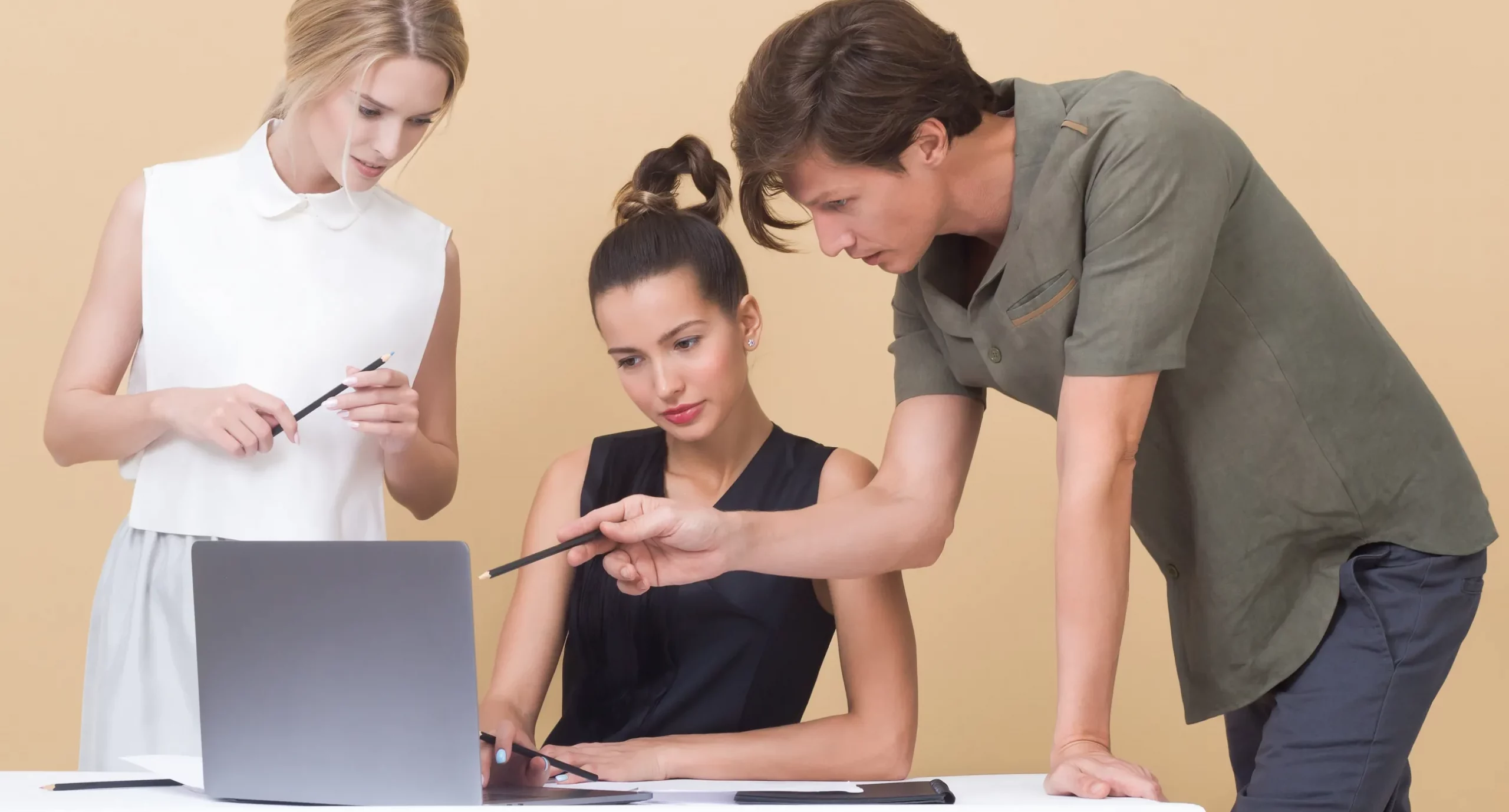 Image of a team in an office